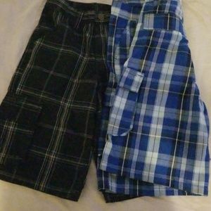 Boys plaided shorts